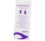 Sachet hygiénique en papier, imprimé, blanc/lilas