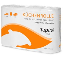 Rouleau papier essuie-tout Plus, 2 plis, extra blanc