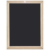 Ardoise en bois, uni, (l)300 x (H)450 mm, noir