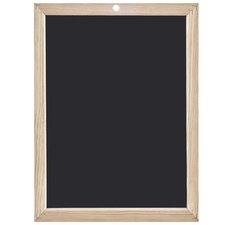 Ardoise en bois, uni, (l)260 x (H)340 mm, noir