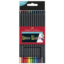 Kleurpotloden Black Edition van FABER-CASTELL, set van 24