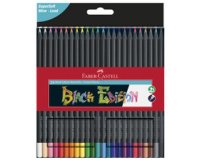 Kleurpotlood FABER-CASTELL Black Edition - etui van 36 stuks