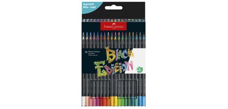 FABER-CASTELL Black Edition Colored Pencil, box of 50