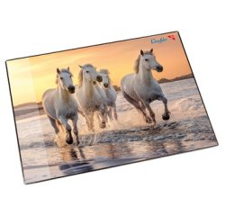Sous-main Chevaux sur la plage, 400 x 530 mm