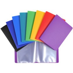 Display Book Opaque PP photo 20 Pkt Ast - Assorted colours