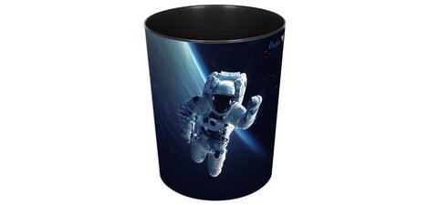 Corbeille à papier Astronaute