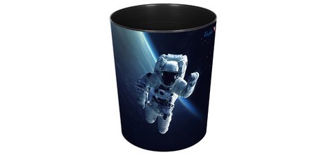 Corbeille à papier Astronaute