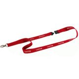 Textielkoord 20 VISITOR lengte 440 mm rood