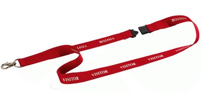 Textilschnürsenkel 20 VISITOR, Länge: 440 mm, rot
