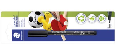 Lumocolor Marqueur permanent, blister, noir