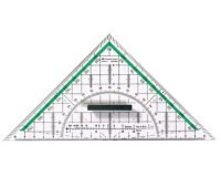 FABER-CASTELL Equerre rapporteur BK 1 grande, avec poignée