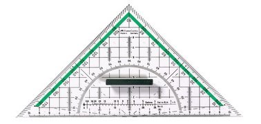 FABER-CASTELL Equerre géométrique BK 1 grande, avec poignée