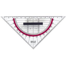 Geodriehoek, schuine zijde: 160 mm