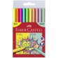 Stiften FABER-CASTELL GRIP fluo pastel - etui van 10 stuks