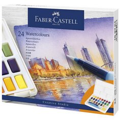 FABER-CASTELL Peinture aquarelle en godets, étui de 36