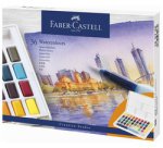 FABER-CASTELL Peinture aquarelle en godets, étui de 36