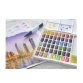 FABER-CASTELL Peinture aquarelle en godets, étui de 48