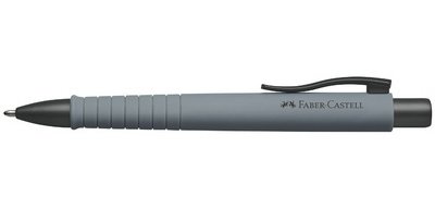 FABER-CASTELL Kugelschreiber POLY BALL XB, stone grey