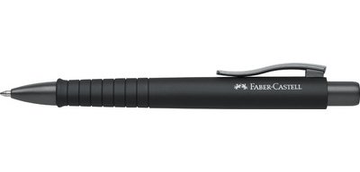 FABER-CASTELL Kugelschreiber POLY BALL XB, ganz schwarz