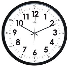 CEP Orium Horloge murale, montre quartz, noir