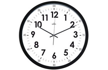CEP Orium Horloge murale, montre quartz, noir