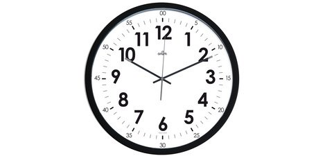 CEP Orium Horloge murale, montre quartz, noir