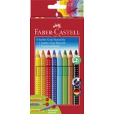 FABER-CASTELL Crayons de couleur Jumbo GRIP, étui promo