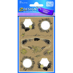 Sticker cadeau ZDesign CREATIVE 'COEURS'