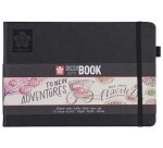 Carnet de croquis, 210 x 148 mm, noir/blanc crème