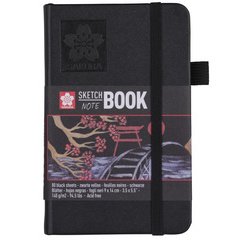 Carnet de croquis, 90 x 140 mm, noir