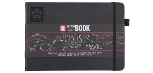 Carnet de croquis, 210 x 148 mm, noir