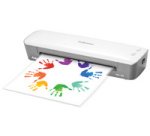 Plastifieuse Ion format A4, blanc/gris