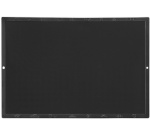 Ardoise en plastique, uni/quadrillé, noir