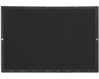 Ardoise en plastique, uni/quadrillé, noir