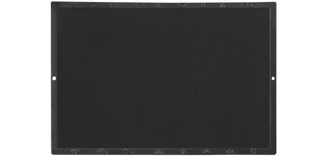 Plastic slate, plain/graph, black