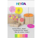 Bloc de papier fluo, A4, 10 feuilles, couleurs fluo