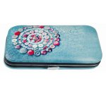 Etui de couture de voyage 'Design', 24 pièces, bleu