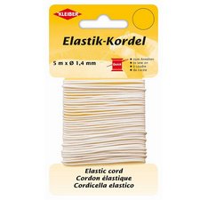 Cordon élastique, 1,4 mm x 5 m, blanc