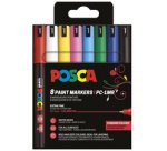Marqueur à pigment PC-1MR, étui de 8, couleurs douces
