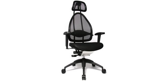 Chaise de bureau 'Open Art 2010', noir