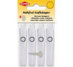 Attache-torchons sans couture, polyester, blanc