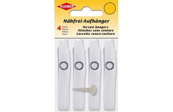 Attache-torchons sans couture, polyester, blanc