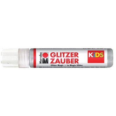 KiDS Peinture à paillettes 'Glitzerzauber', argent