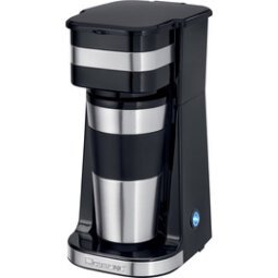 Machine à café filtre portable To Go, noir/argent, KA 3733