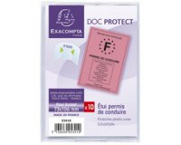 Etui de protection ancien modèle permis de conduire PVC lisse 20/100e - Cristal