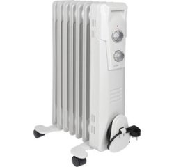 Radiateur bain d'huile RA 3735, 7 éléments, blanc