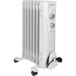 Radiateur bain d'huile RA 3735, 7 éléments, blanc