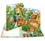 Chemise à élastiques 'Jungle', carton, A4