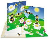 Chemise à élastiques animaux 'Prairie mellifère', A4