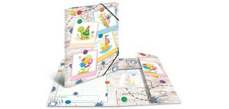 Chemise à élastiques 'Danse des fées', carton, A4